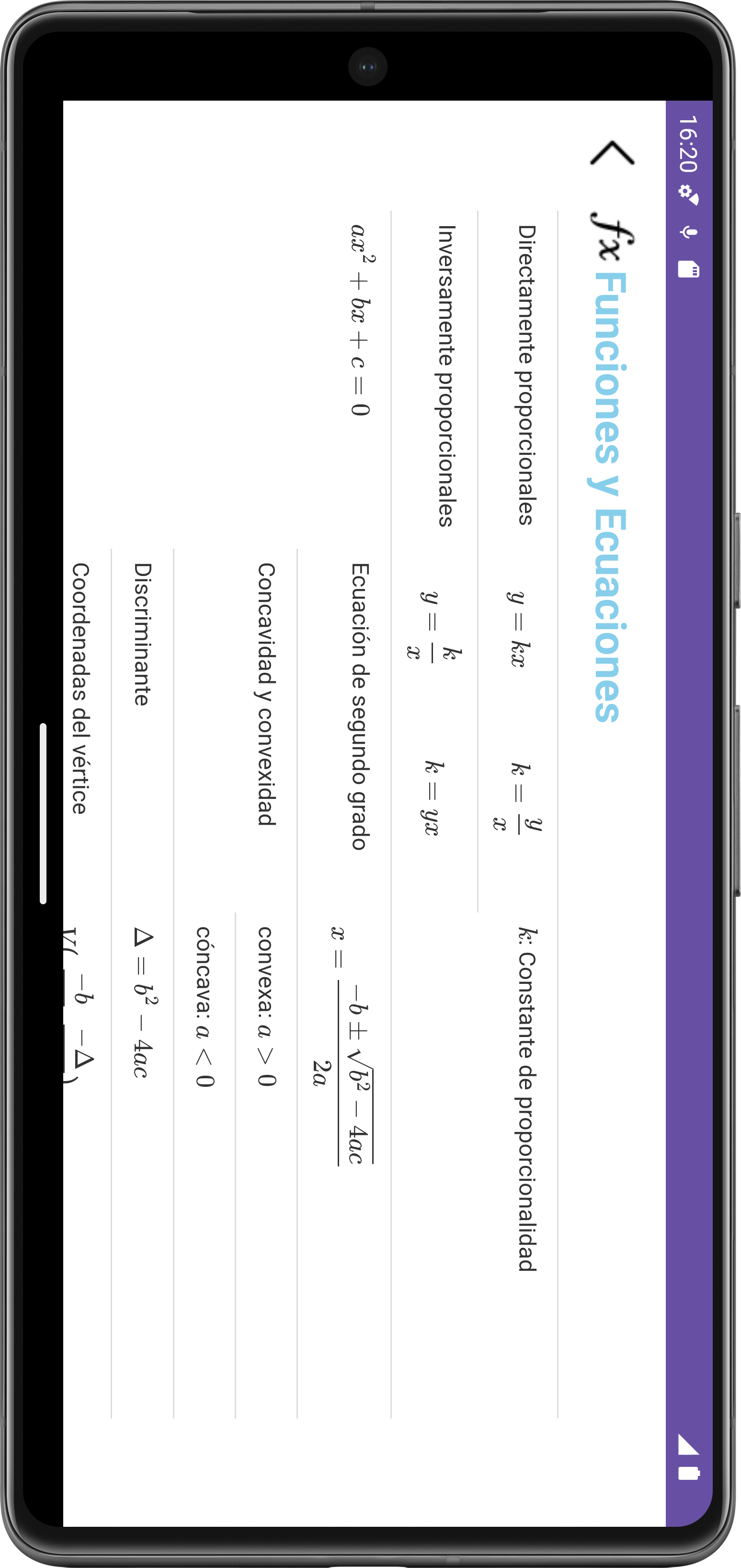 Captura de MathApp: Aprende Matemáticas