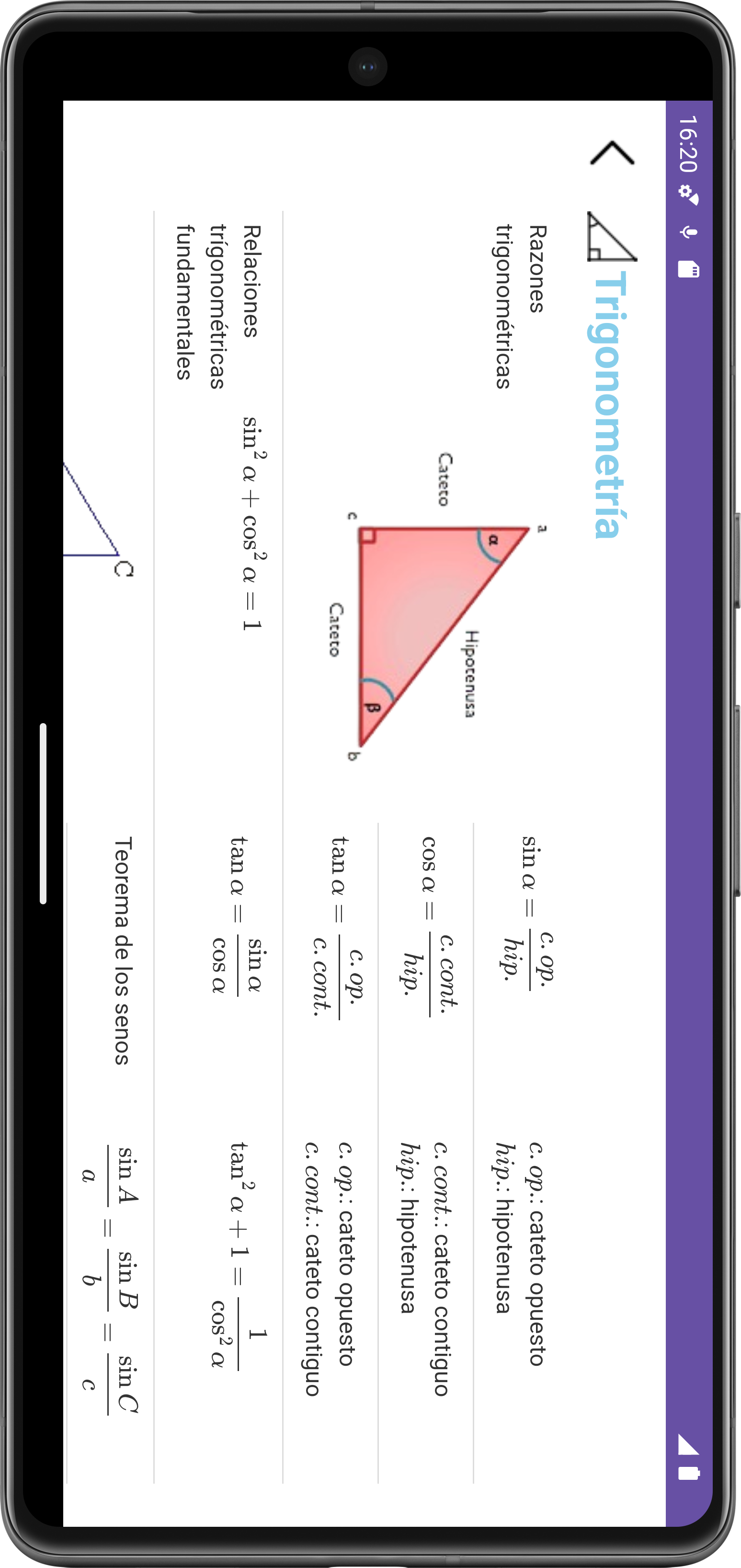 Captura de MathApp: Aprende Matemáticas